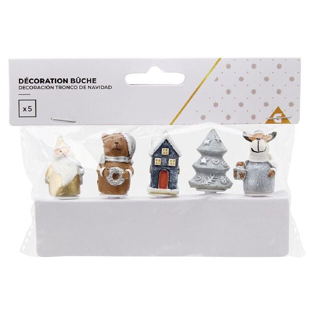 D&eacute;coration pour b&ucirc;che de No&euml;l x5