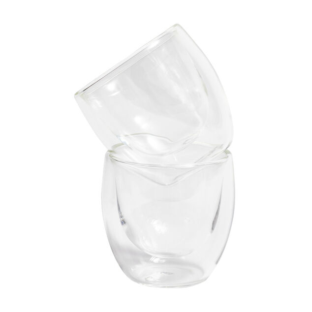 Lot de 2 verres double paroi 80ml