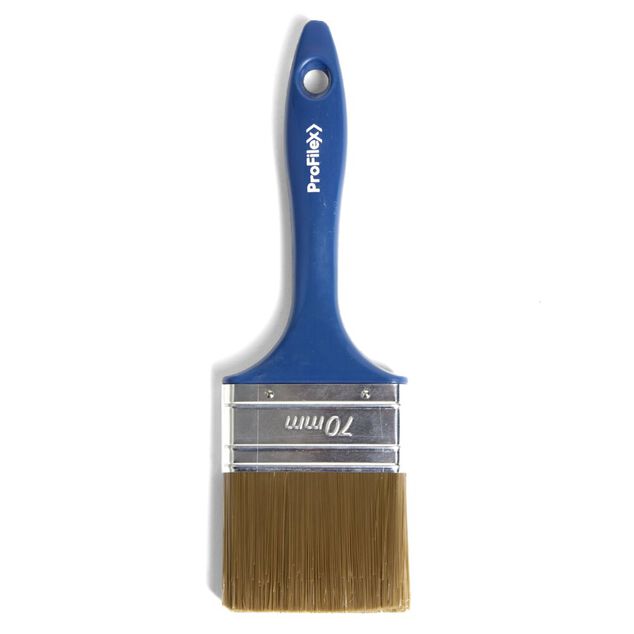 Pinceau plat 70mm rouge