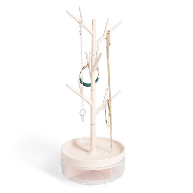 Bo&icirc;te &agrave; bijoux avec porte bijoux &Oslash;13,6xH35cm