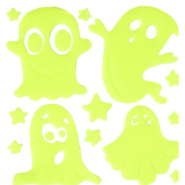 Sticker gel phosphorescent Halloween