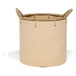 Pot terre cuite poign&eacute;e corde &Oslash;36cm