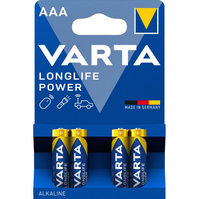 Pile alcaline Varta LR03 x4