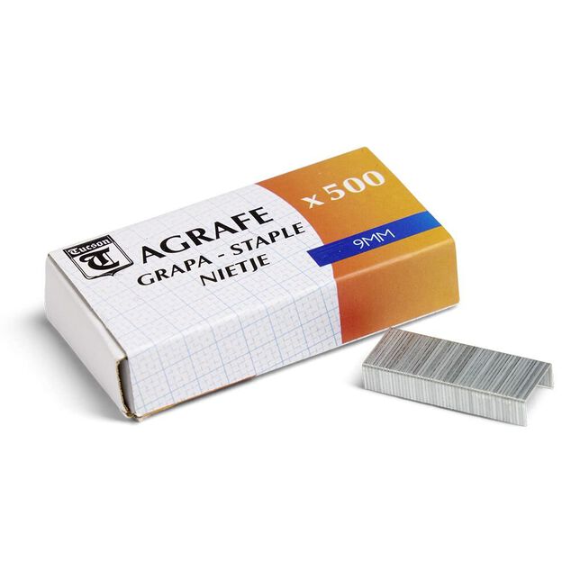 Agrafe 9mm 1000 pi&egrave;ces