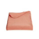 Plaid polaire uni 130x160cm rouge