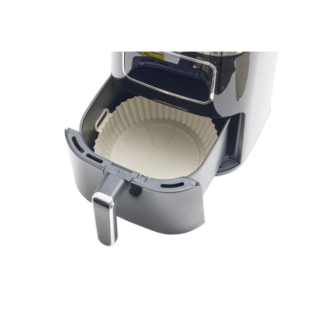 Moule en silicone rond Ø20xH5cm spécial friteuse sans huile et four