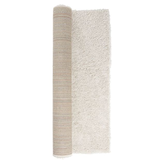 Tapis shaggy Nino 120x170cm beige crème