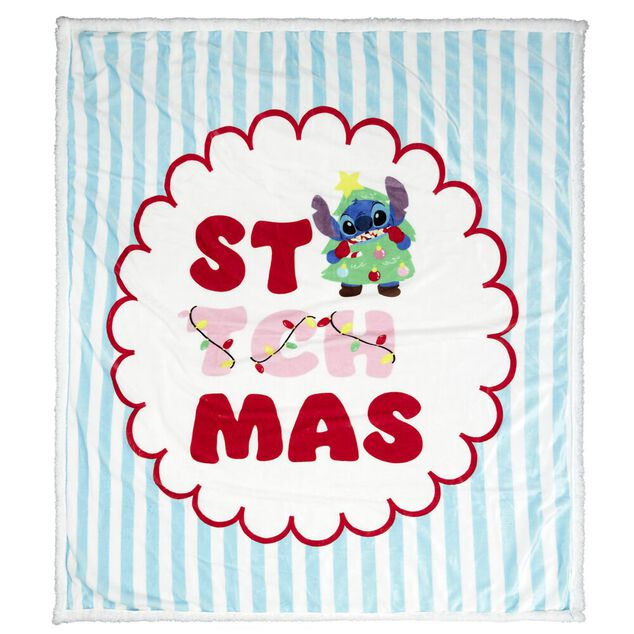 Plaid Disney Stitch No&euml;l 120x150cm