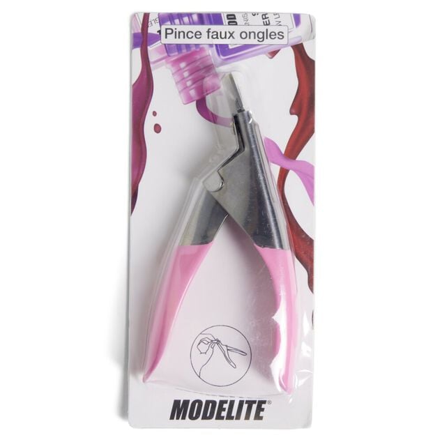 Pince faux ongles en m&eacute;tal L17cm