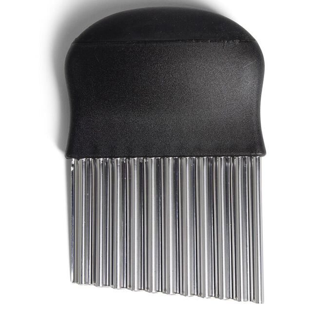 Coupe-pommes de terre lame ondul&eacute;e inox et plastique