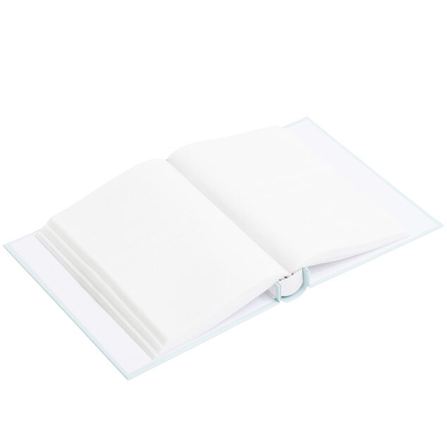 Album photo motif coeur 21x26cm - 2 modèles rose ou bleu