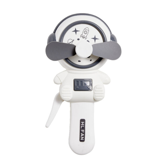 Ventilateur manuel forme astronaute 3 coloris