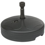 Pied de parasol rond &agrave; remplir 20L noir
