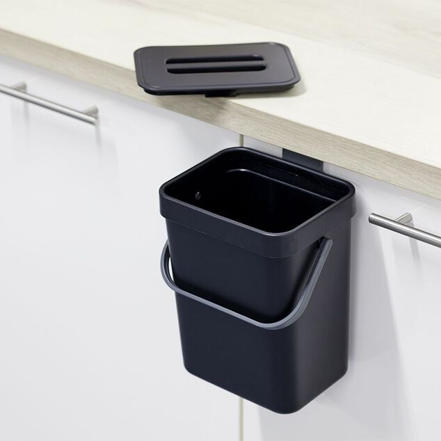 Poubelle &agrave; compost 5 L - 21x17,5xH24,5cm