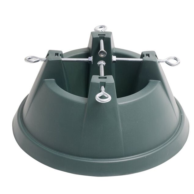 Pied de sapin plastique vert avec r&eacute;servoir &Oslash;38xH17cm