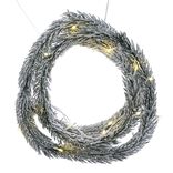 Guirlande lumineuse branche de sapin 25LED blanc chaud 2m