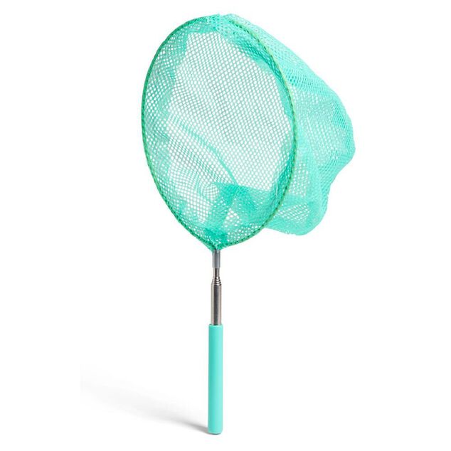 Épuisette télescopique inox et polyester 38 à 86cm - 3 coloris