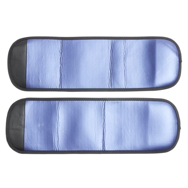 Lot de 2 brassards de sudation ajustables 48,5x15cm