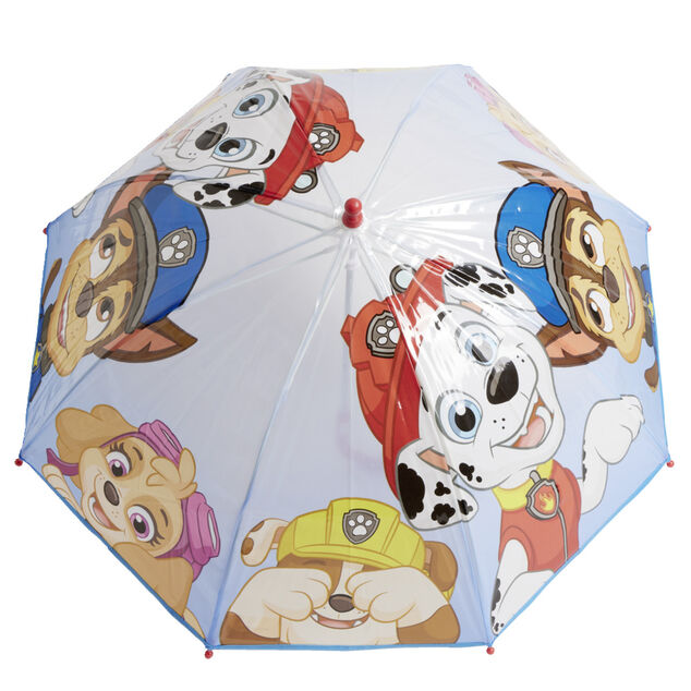 Parapluie Pat Patrouille bleu polyester et m&eacute;tal