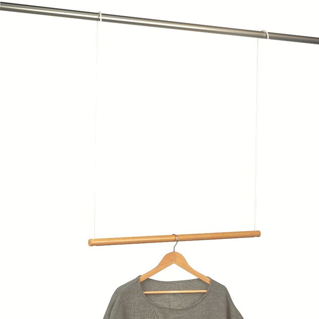 Barre suspendue pour penderie