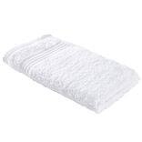 Serviette invité 30x50cm coton blanc craie