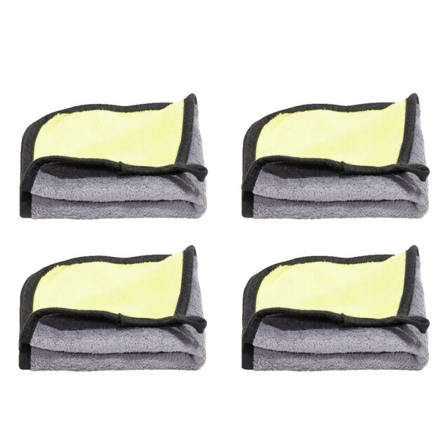 Lot de 4 chiffons nettoyant pour voiture 30x30cm