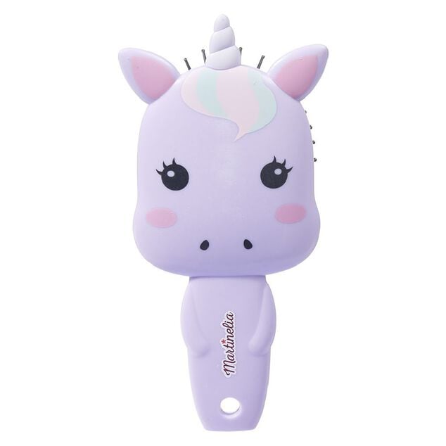 Brosse &agrave; cheveux enfant Martinelia forme licorne
