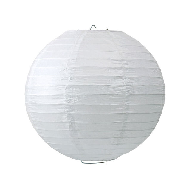 Lanterne chinoise en papier blanc