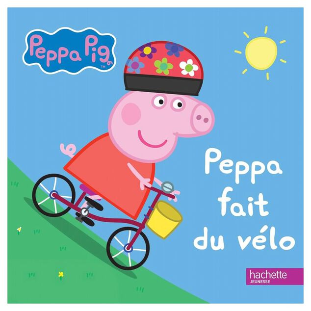 Livre d'histoire Peppa Pig fait du v&eacute;lo 16 pages