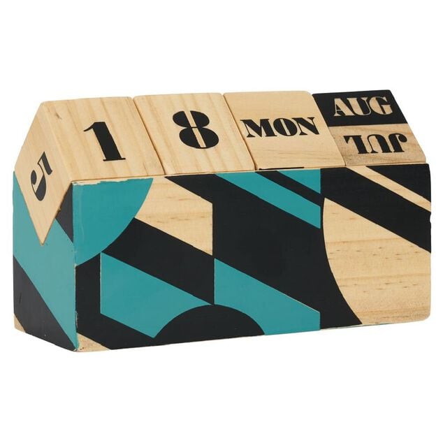 Calendrier perp&eacute;tuel bois