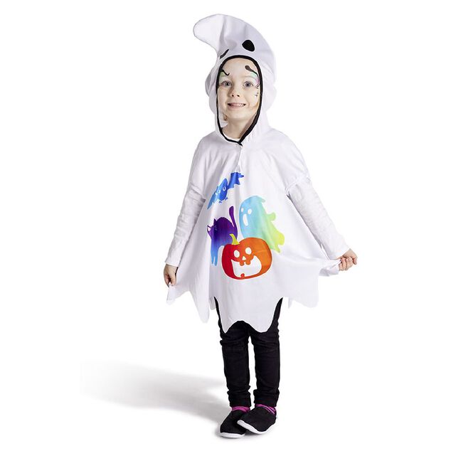 D&eacute;guisement enfant Halloween fant&ocirc;me cape 3/4ans