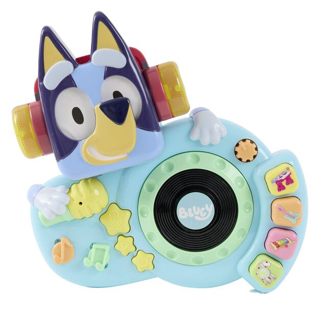 Jeu platine DJ enfant Bluey son et lumi&egrave;re violet 29x7,5xH27cm