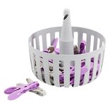 Pince &agrave; linge x30 avec panier