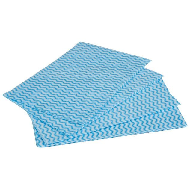 Lavette en polyester non tiss&eacute;e x5