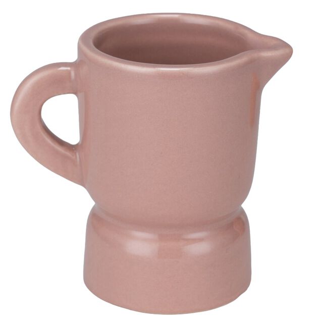 Tasse &agrave; caf&eacute; 60ml x4 forme pichet dolomite &Oslash;5xH6,3cm
