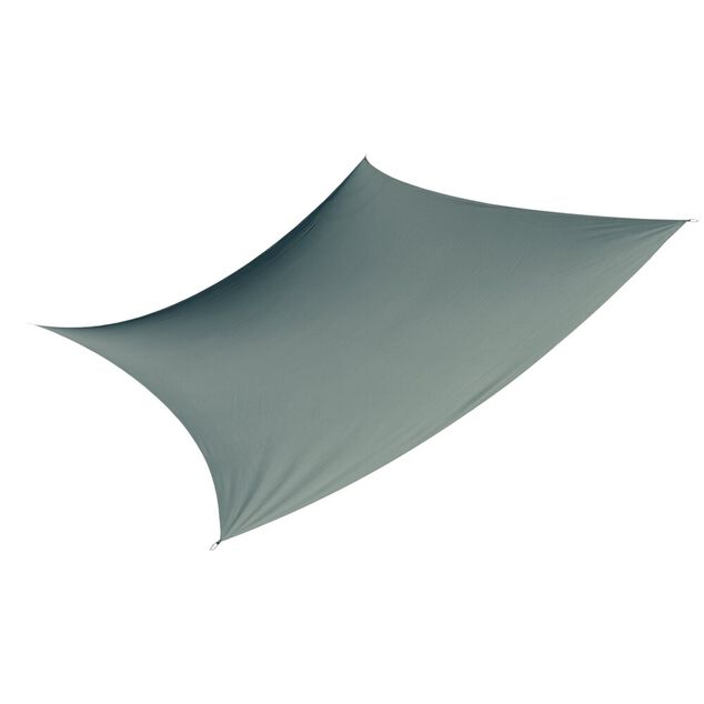 Voile d'ombrage carr&eacute; Square gris 290x290 cm