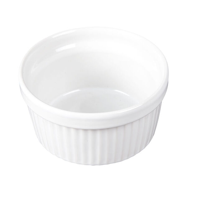 Ramequin en c&eacute;ramique blanc &oslash;9,1xH.4,8 cm