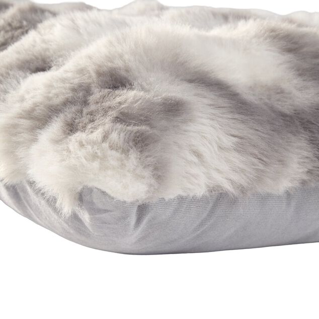 Coussin fausse fourrure Bubble 45x45cm (3 mod&egrave;les)