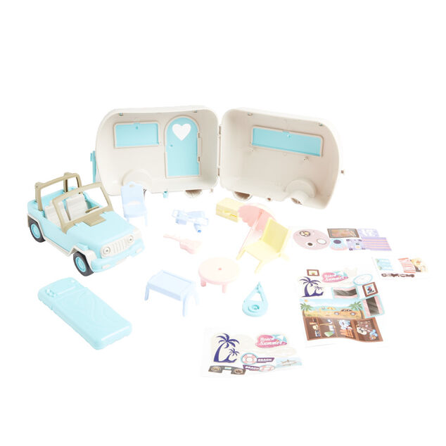 Jeu de camping car de plage