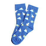 Chaussettes gar&ccedil;on bleues motif cosmic T26/35