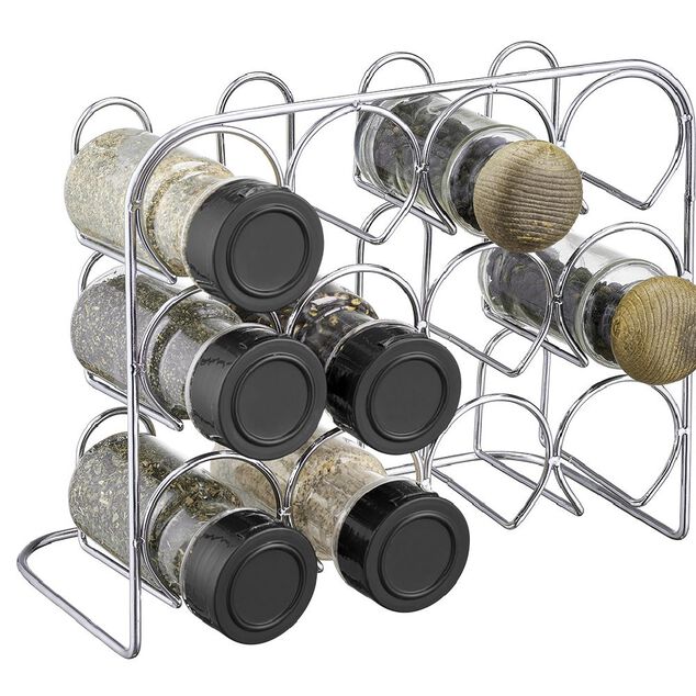 Support pour pot &agrave; &eacute;pices m&eacute;tal