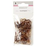 Mini &eacute;lastique en caoutchouc marron x500