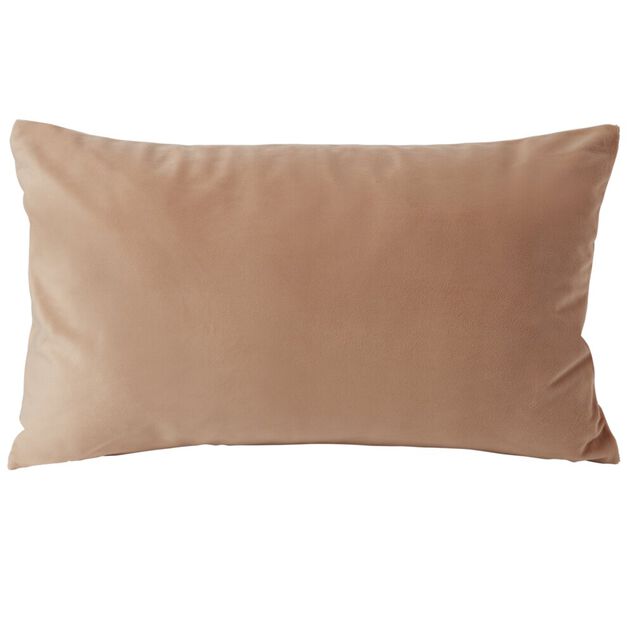 Housse de coussin velours 30x50cm orange