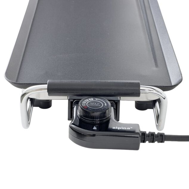 Plancha grill Teriyaki 2000W m&eacute;tal noir 12x117cm