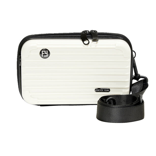 Sac &agrave; main valise avec bandouli&egrave;re amovible noir 18x7xH11cm