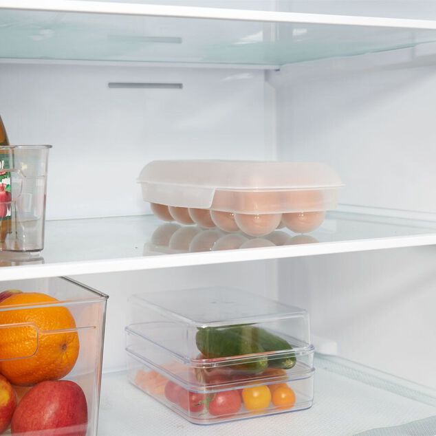 Bo&icirc;te de rangement pour 10 oeufs - L.27x11,5xH6,8cm