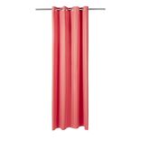 Rideau occultant 140x240cm polyester rouge