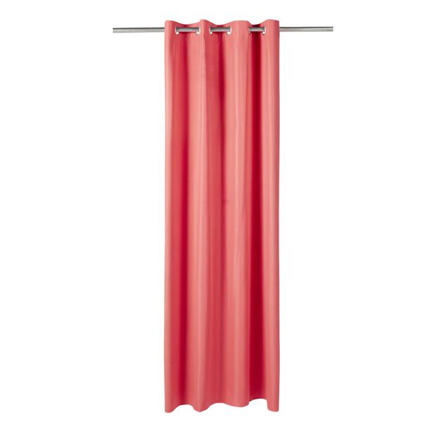 Rideau occultant 140x240cm polyester rouge