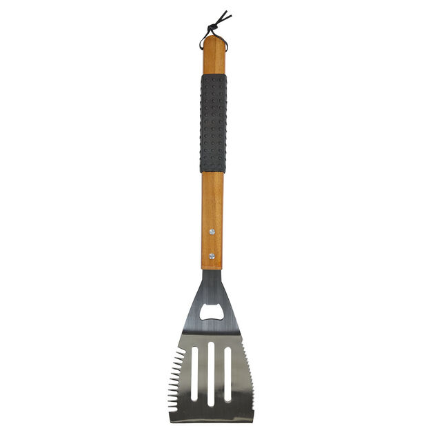 Ustensile barbecue x3 bois et m&eacute;tal