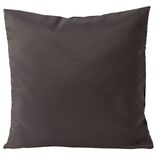 Housse de coussin polyester 40x40cm gris